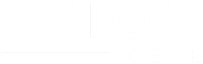Axiom science logo white
